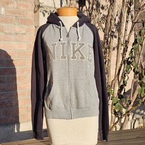 Nike grey & black hoodie